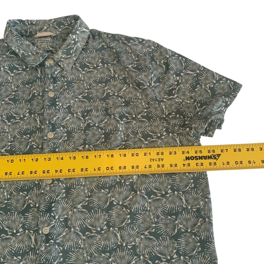L.L. Bean Mens Size XL Reg Traditional Fit Hawaiian Button Up Short Sleeve Shirt - Picture 3 of 16